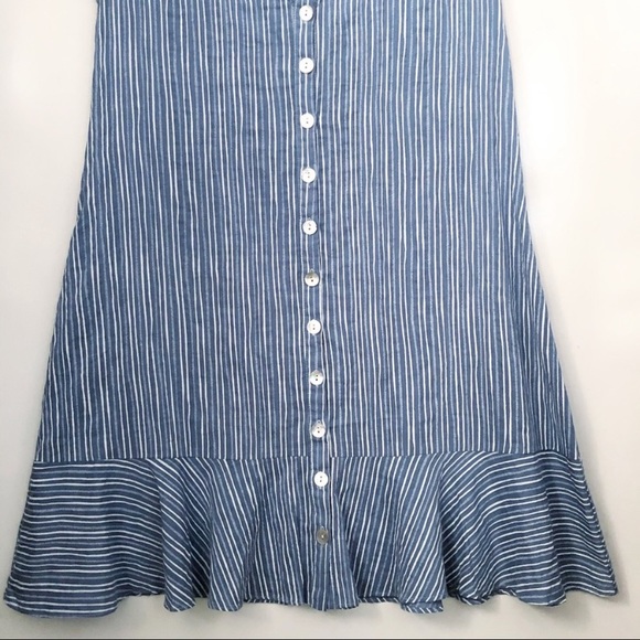 NEW Showpo Don’t Mention It Dress Blue Button 8 - Picture 6 of 11